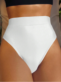 White Seamless Briefs