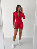 Tolly Playsuit in Red